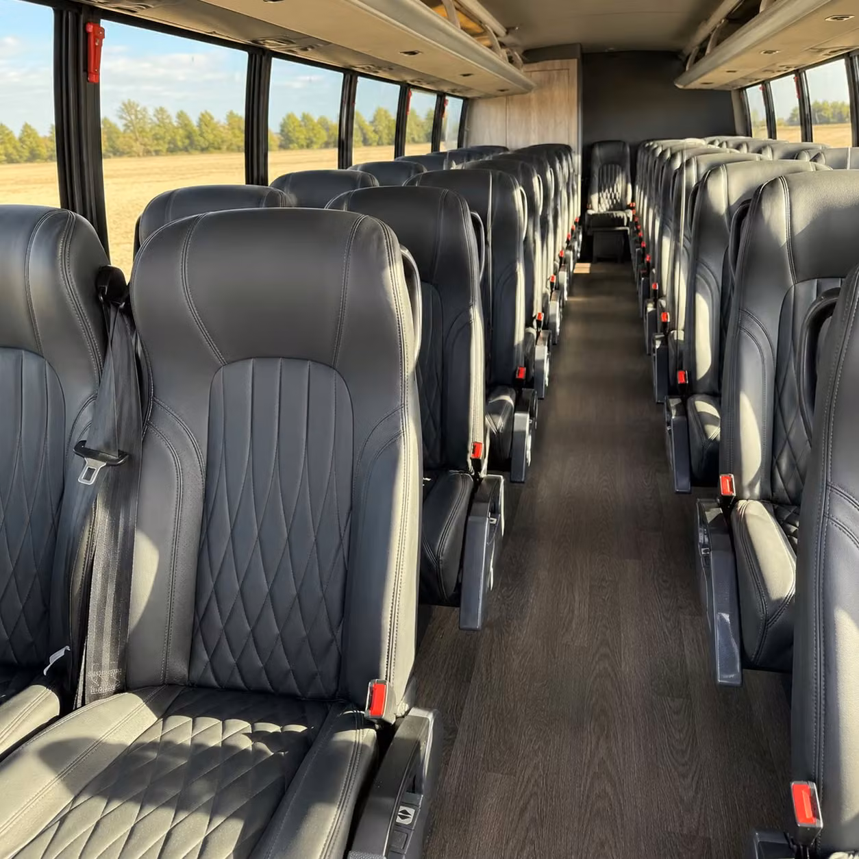 28 passenger minibus inside