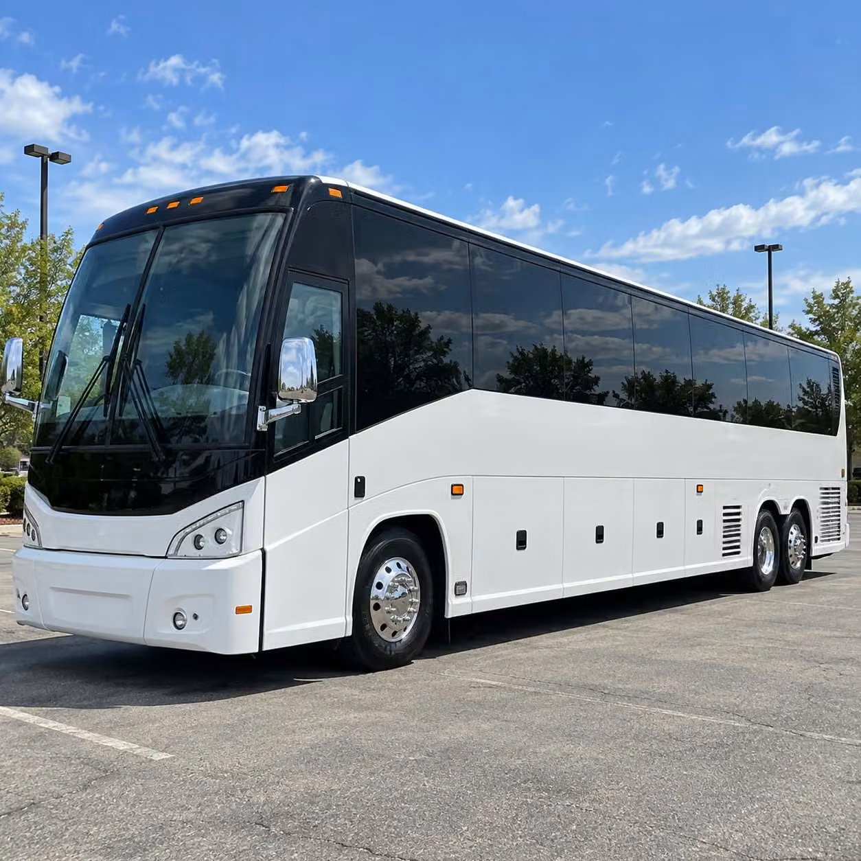 charter bus rentals in renton for large prom groups traveling together