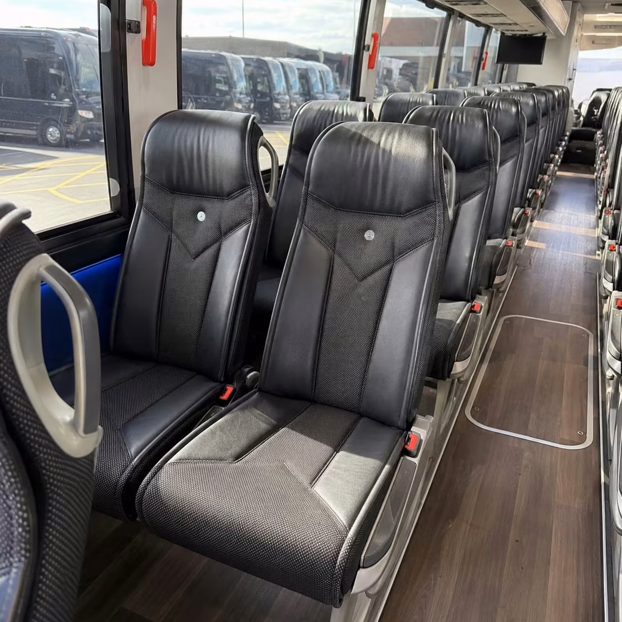 renton charter bus rental inside